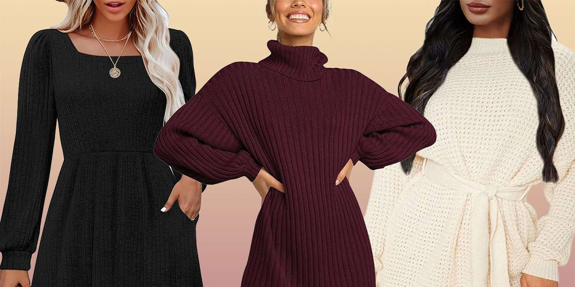8 Sweater Dresses You Can Wear All Winter Long