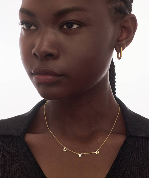 Initial necklaces