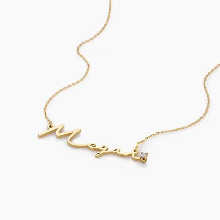 Oak and Luna Mon Petit Name Necklace