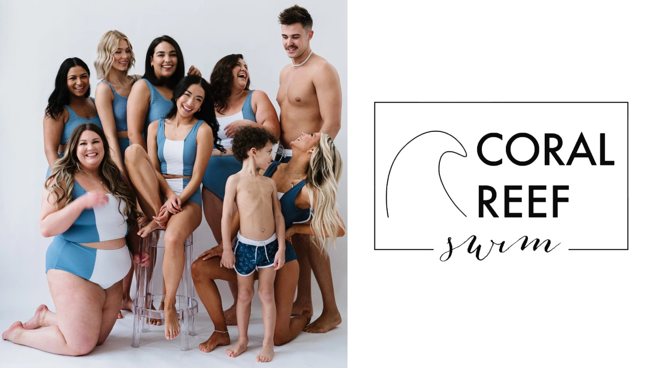 coral reef swim image