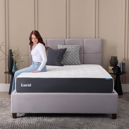 Lucid 10” Gel Memory Foam Mattress