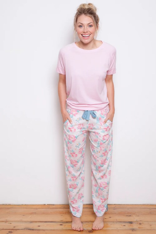 cyberjammies Olivia Floral Cotton Pajama Set